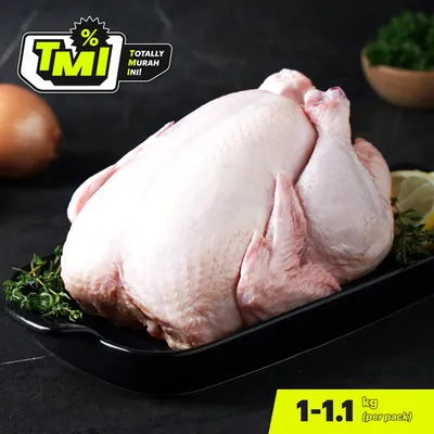 Ayam Karkas Broiler Freshly Frozen Per pcs 1kg - 1.1kg