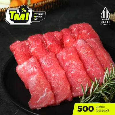 Beef Slice Sukiyaki Aus Freshly Frozen 500gr