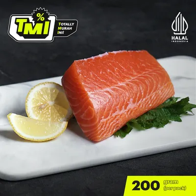 Salmon Portion Cut Freshly Frozen 200gr