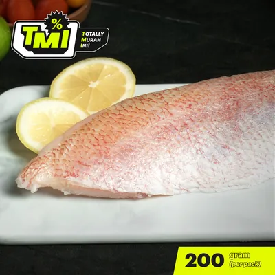 Ikan Kakap Merah Fillet Freshly Frozen 200gr