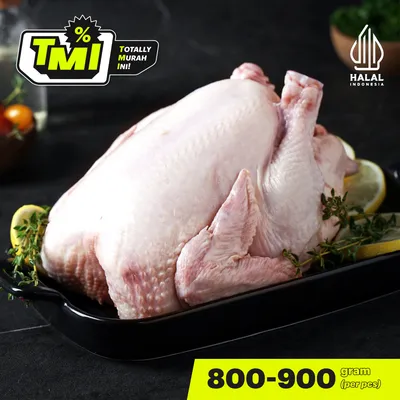 Ayam Karkas Broiler Freshly Frozen Per pcs 800 - 900gr