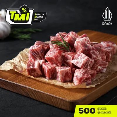 Beef Saikoro Meltique Aus Freshly Frozen 500gr